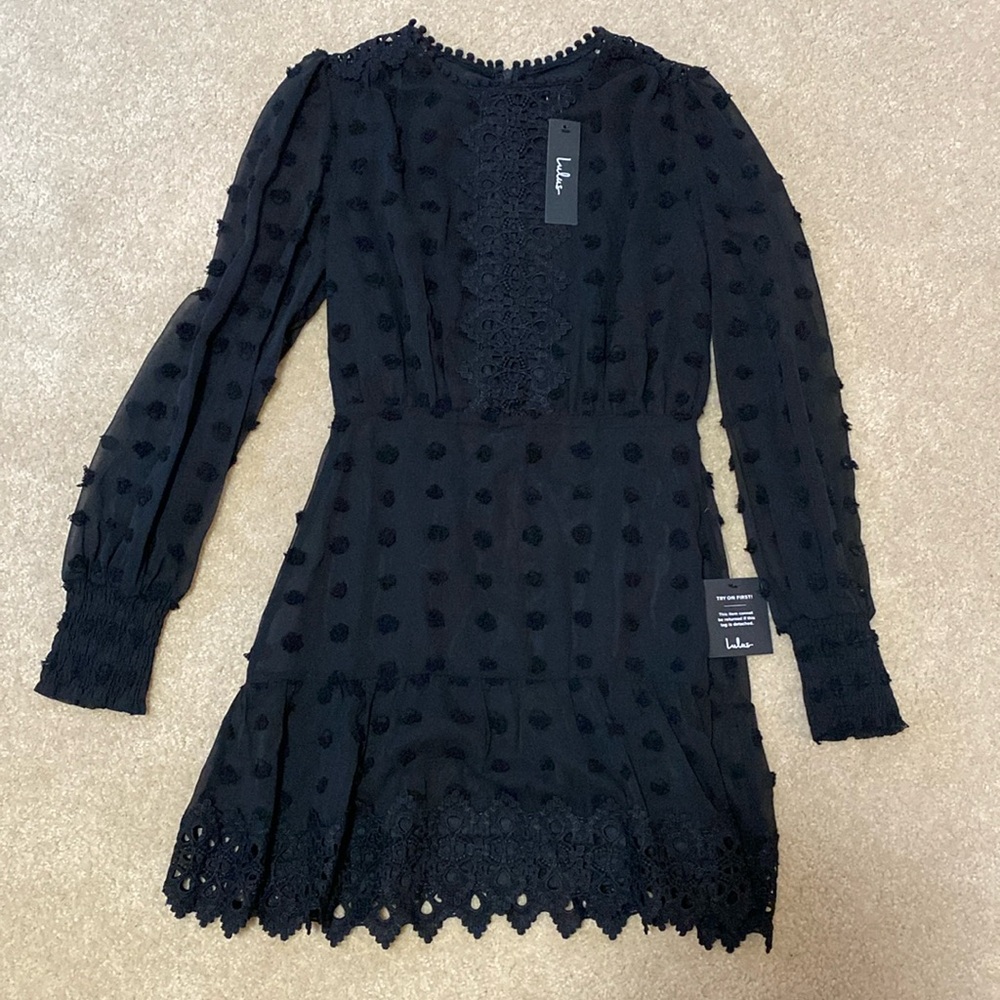 New! Lulus Black Dress